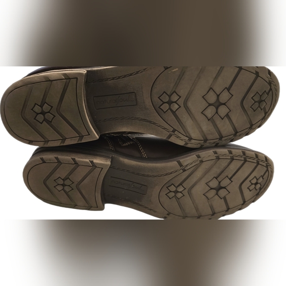 Womens Natural Soul Babie Side Zip Ankle Boot Brown Sz 10M Faux Leather - Picture 5 of 6